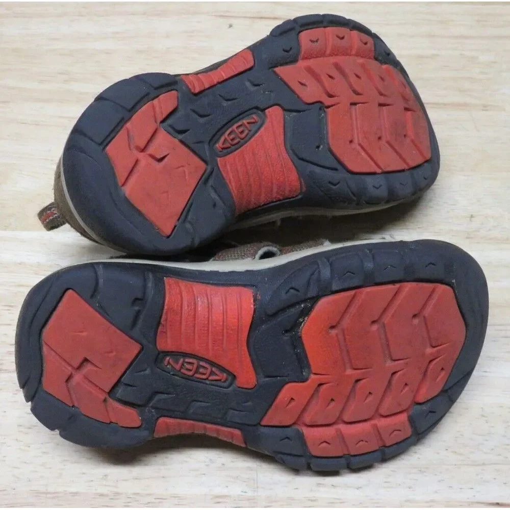 KEEN‎ Newport H2 Jr Waterproof Sandals Kids 10 Brown Beach Lake Pool Shoes